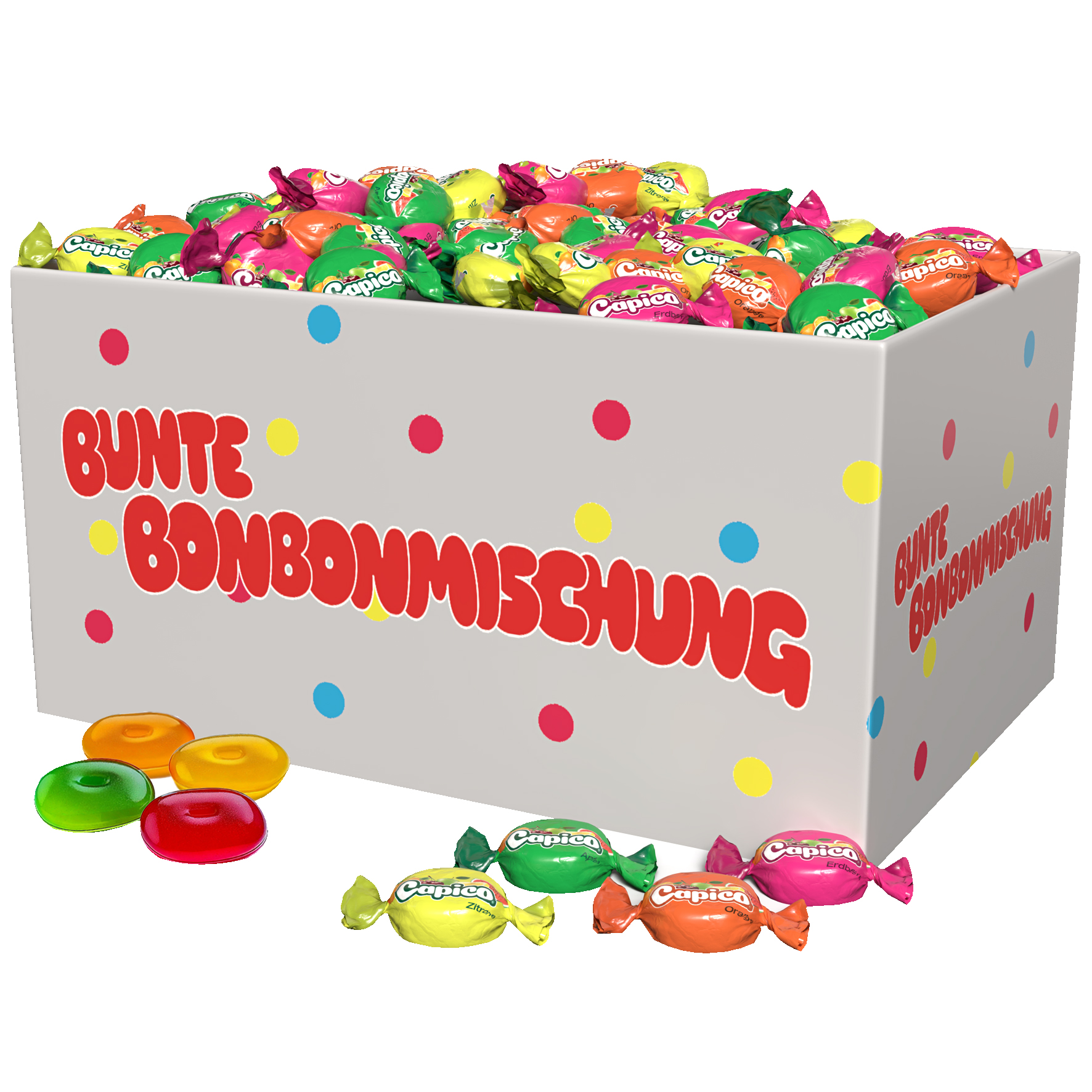 Bunte Bonbonmischung