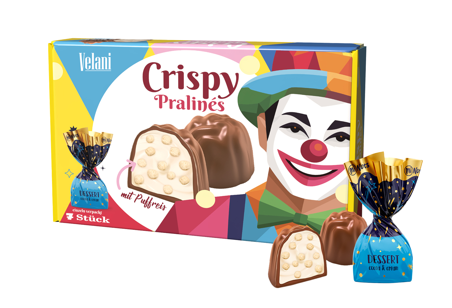 Crispy Pralinés mit Puffreis