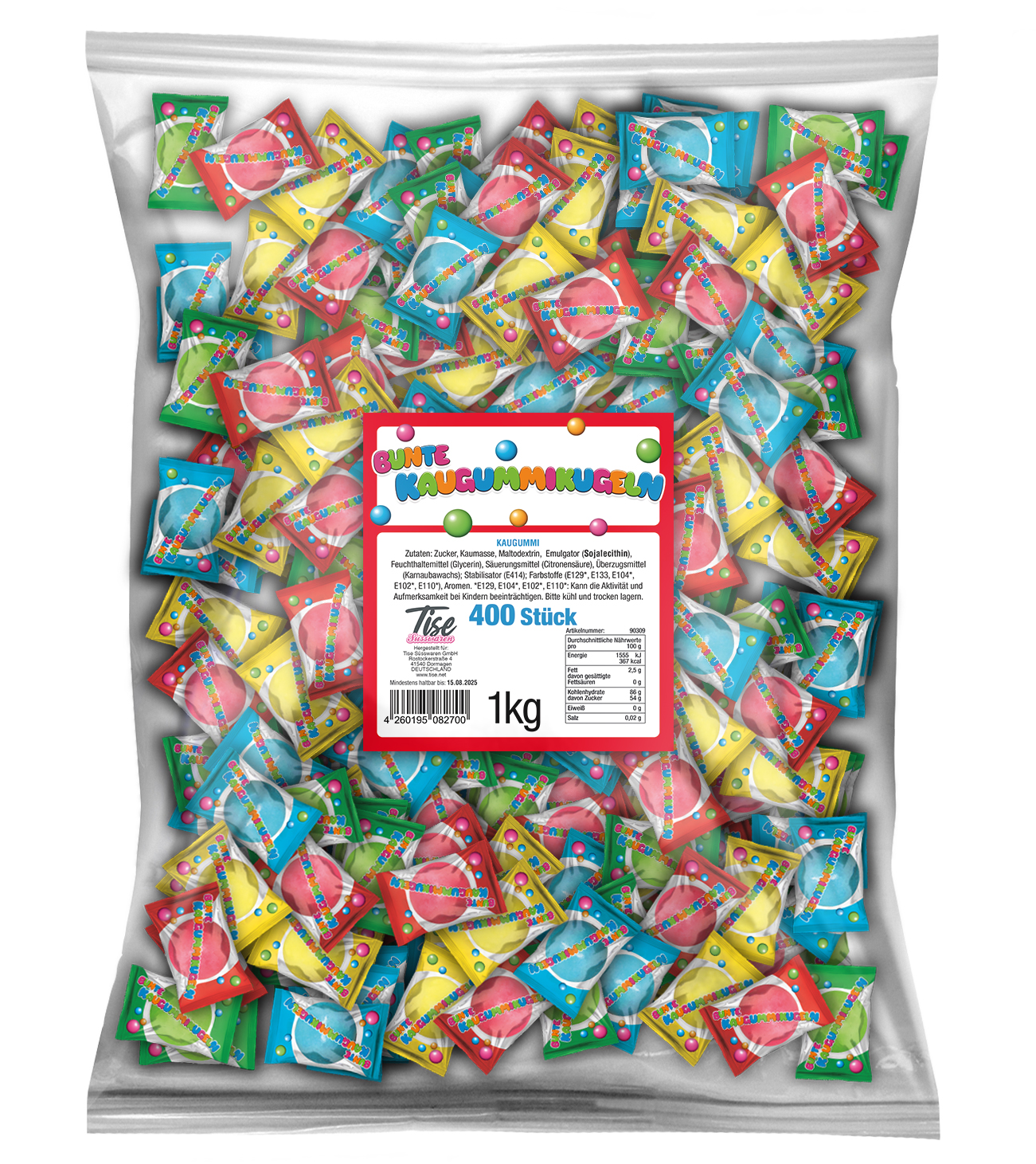 Bunte Kaugummikugeln