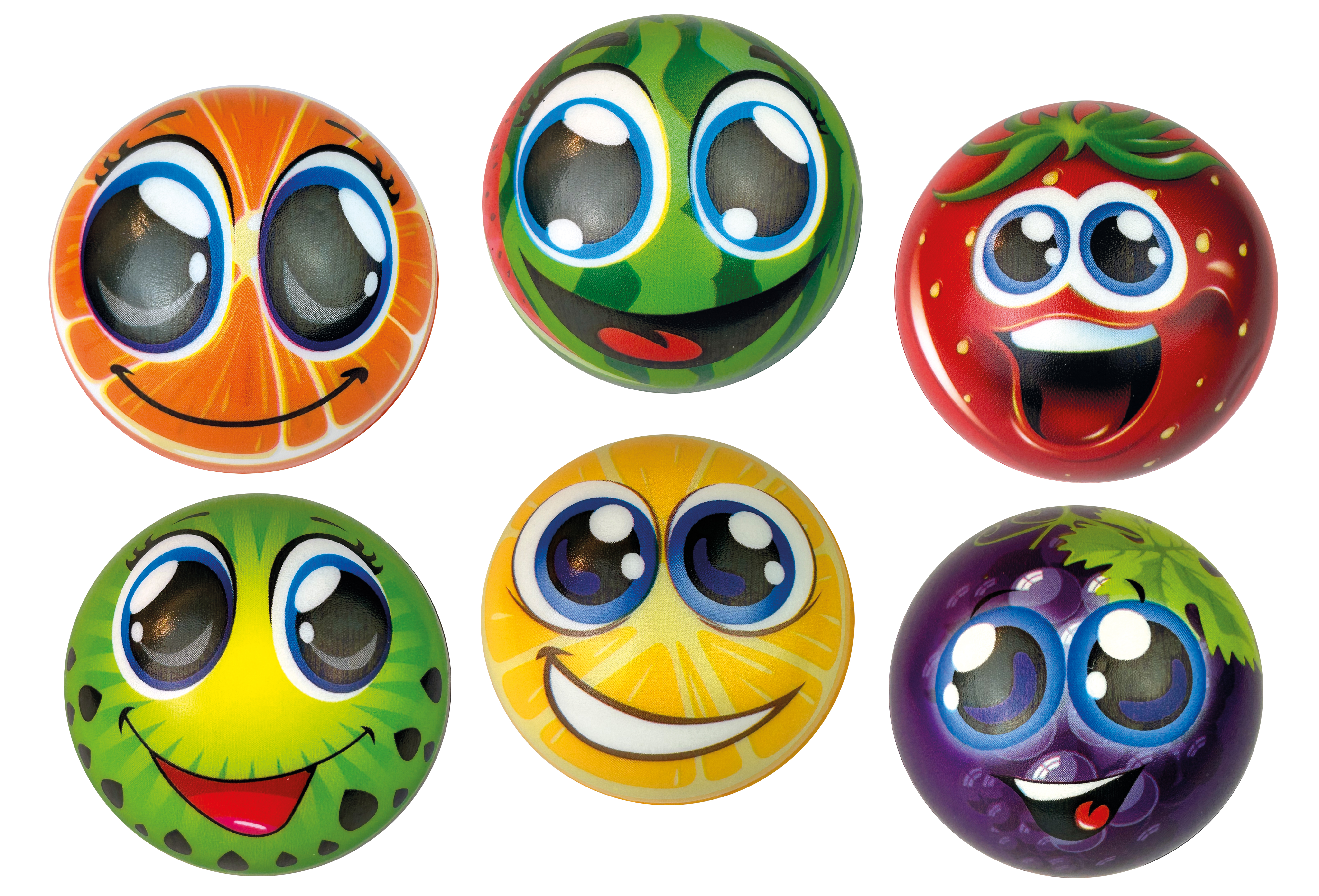 Bälle mit Glubschaugen