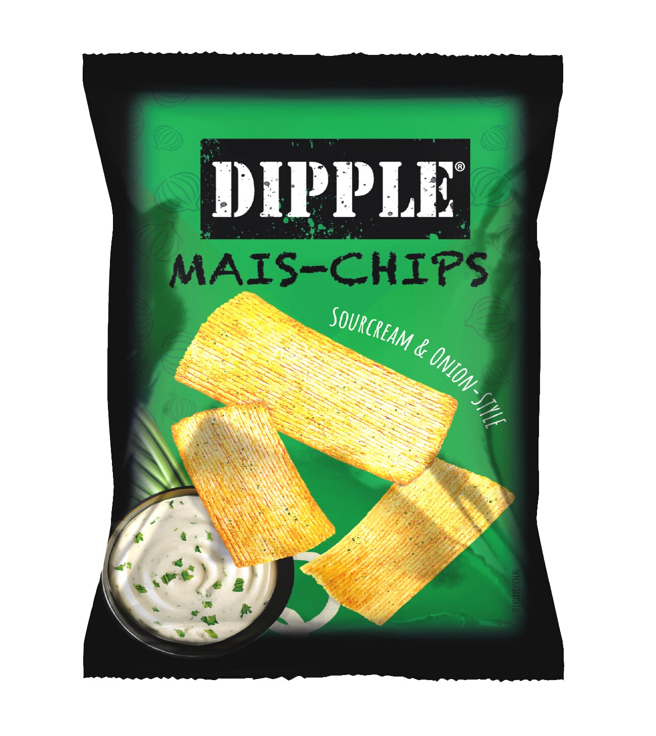 Dipples Mais-Chips Sourcream & Onion-Style