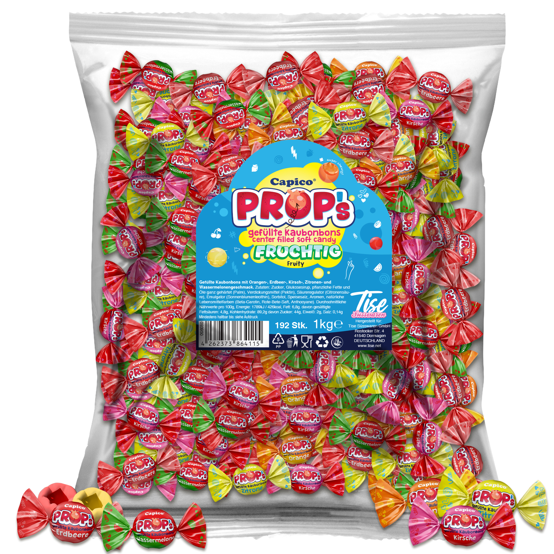 Prop´s gefüllte Kaubonbons